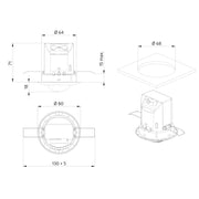 BEG Brück Electronic - Bewegungsmelder/Präsenzmelder komplett Präsenzmelder PD2-M-1C-DE