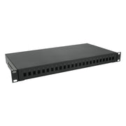 Televes - Patchpanel Kupfer Frontblende 19" UFB24SC-A 1U 24SC m.Ablagefach