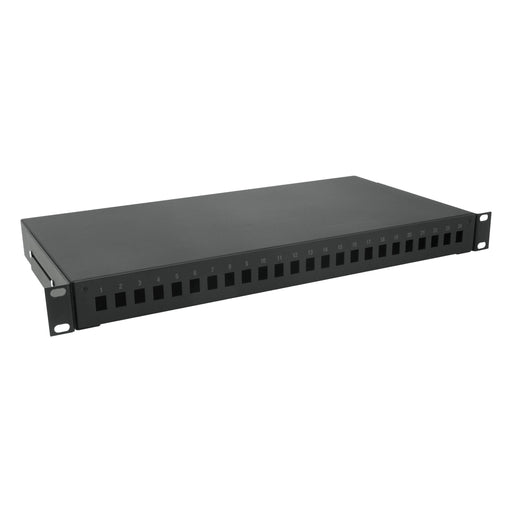 Televes - Patchpanel Kupfer Frontblende 19" UFB24SC-A 1U 24SC m.Ablagefach