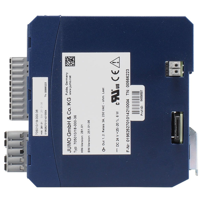 Jumo - Temperaturüberwachungsgerät Mehrkanal-Reglermodul 00577976 2 Relais,Analogausg