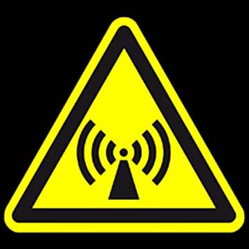 Hein - Warn-/Hinweisschild Warnschild 7979 Strahlung, 100mm