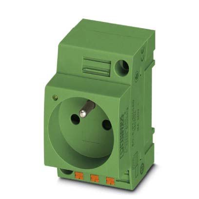 Phoenix Contact - Steckdose Reiheneinbau Steckdose EO-E/PT/SH/LED/GN − 5 Stück