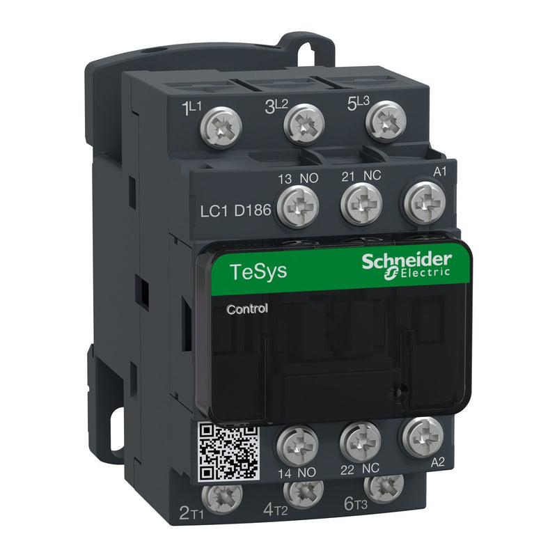 Schneider Electric - Leistungsschütz zum Schalten von Wechselstrom Leistungsschütz LC1D186F7 3-polig, 1S, 1Ö
