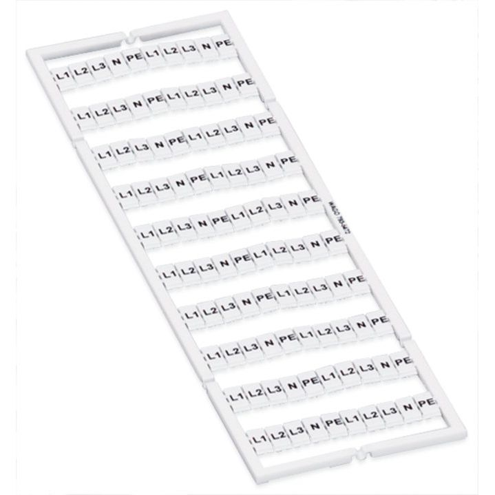 WAGO - Klemmenmarkierung WMB-Bezeichnungssystem 793-5472 W:L1,L2,L3,N,PE(20x)