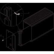 Schroff - Befestigungsteil für Baugruppe mit Rastermaß 482,6 mm (19 Zoll) Befestigungswinkel 30809701