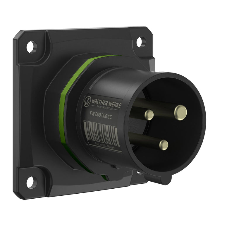Walther Werke - CEE-Gerätestecker (IEC 60309) CEE NEO Anbaugerätestecker FW610310SK gerade 16A 3P 10h
