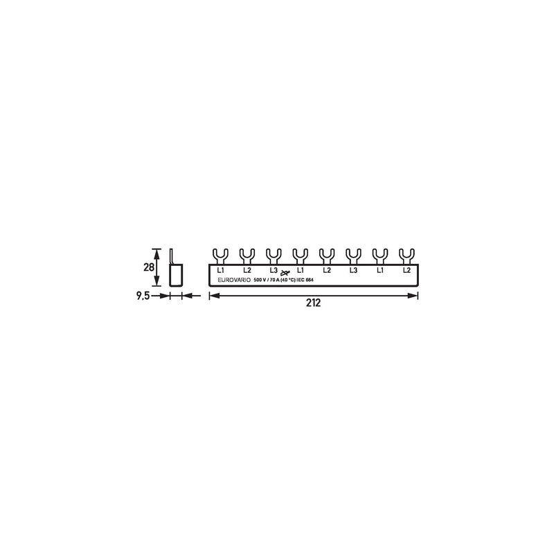 Doepke - Phasenschiene EV-S G 3.1+Hi.8.120
