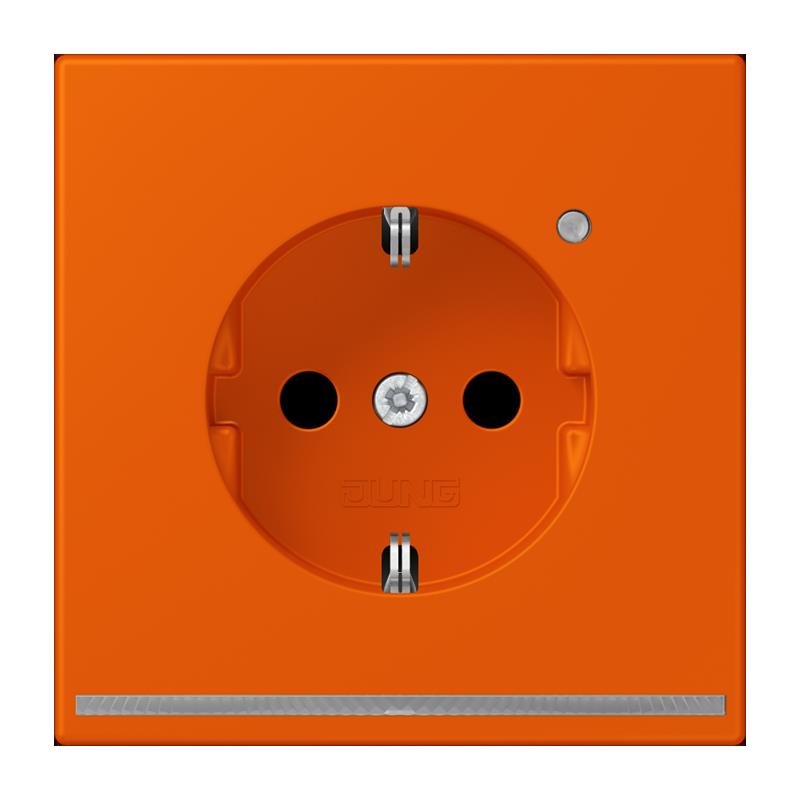 Jung - Steckdose SCHUKO Steckdose LC 1520-O LNW 260 orange vif (4320S)