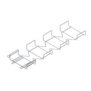 Niedax - Bogen für Gitterrinne Bogen MTCE 54.300 E3 90 Grad, 54x300mm