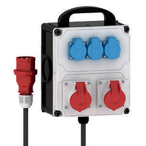Bals Elektrotech - CEE-Steckdosen-Kombination (IEC 60309) Steckdosen-Kombination 85002 Größe M,H07RN-F5G2,5