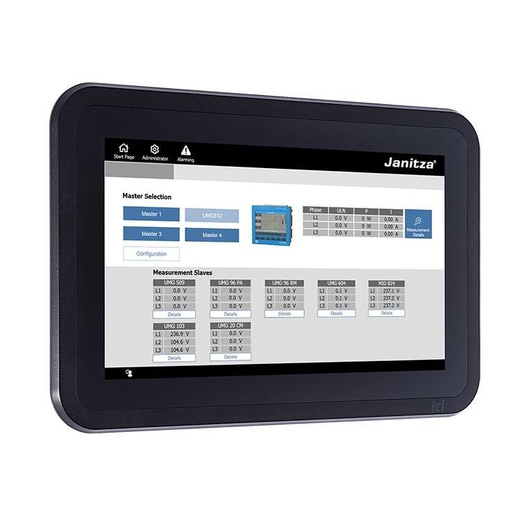 Janitza Electronic - Grafik-Panel Smart Energy Panel JPC100 WEB