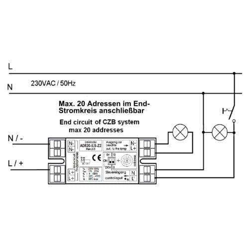 Stahl - Elektrisches Zubehör/Ersatzteile für Leuchten Uni Modul ADR20-ILS-Z2 263022 Ersatzteil