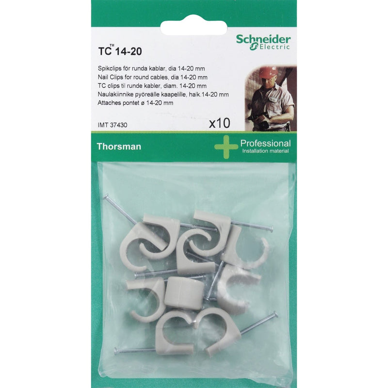 Schneider Electric - Nagelschelle (für Kabel) Nagelschelle IMT37430 für Rundkabel