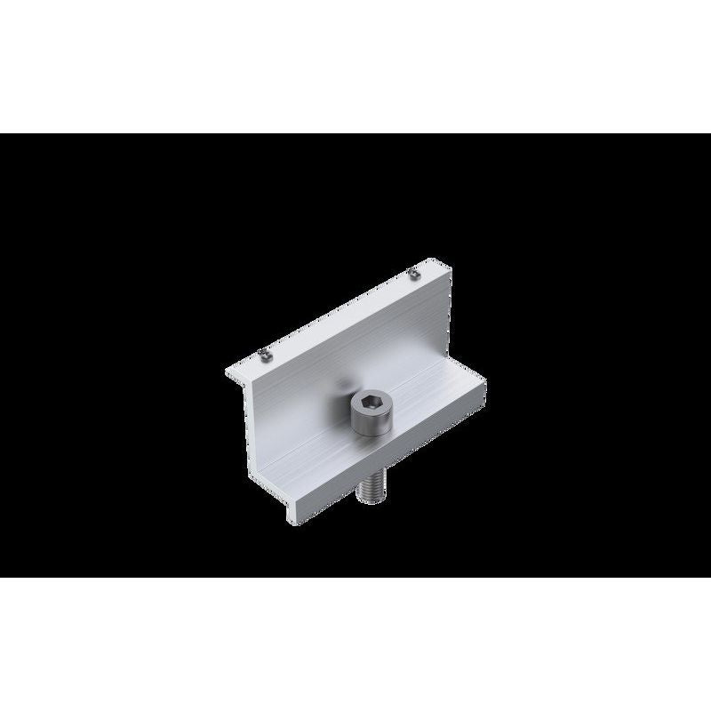 Aerocompact - Photovoltaik-Verbindungs- und Befestigungselement Endklemme CLEG10-35 Freiland 35mm − 10 Stück