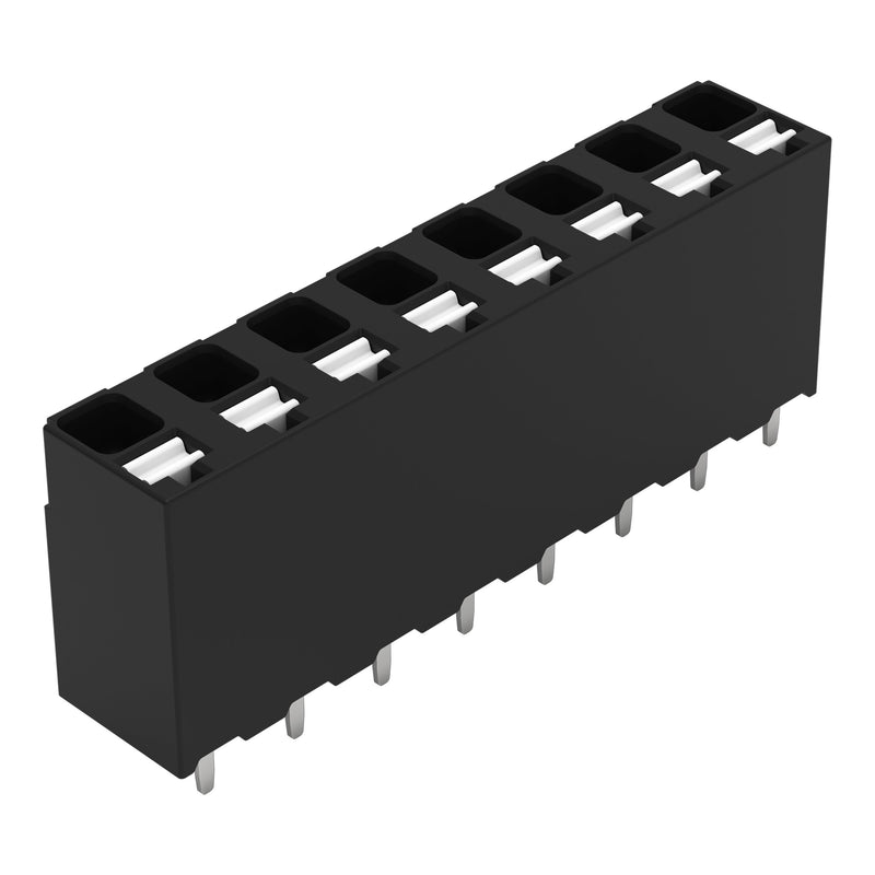WAGO - Leiterplattenklemme THR-Leiterplattenklemme 2086-3108 Drücker,1,5mm²,sw − 84 Stück