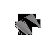Schuch Licht - Mechanisches Zubehör/Ersatzteile für Leuchten Wand- und Deckenwinkel WD 45 V P Paar, 45Gr