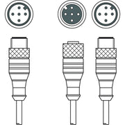 Leuze - Konfektioniertes Sensor-Aktor-Kabel Verbindungsleitung K-YCN M12A-#50118184