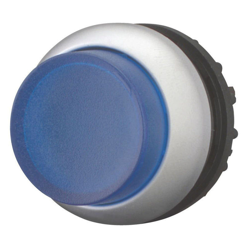 Eaton - Frontelement für Drucktaster Leuchtdrucktaste M22-DLH-B hoch,blau,blanko