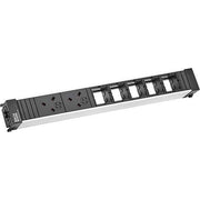 Bachmann - Mehrfachsteckdose Steckdosenleiste 909.0029 2xUK 8-fach