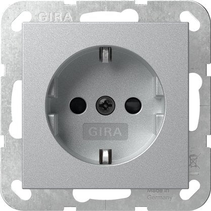 Gira - Steckdose 475526 Alu