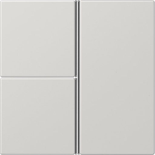 Jung - Abdeckung/Bedienelement für Installationsschalterprogramme Tastensatz 3-fach lgr LS 403 TSA LG komplett
