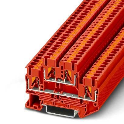 Phoenix Contact - Durchgangs-Reihenklemme Doppelstockklemme PTTB 2,5 RD − 50 Stück