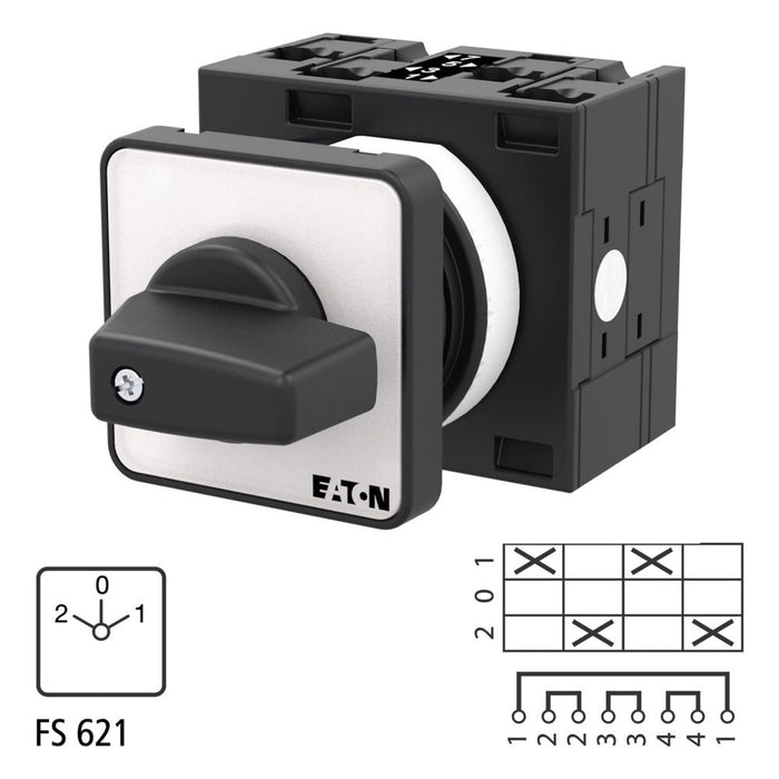 Eaton - Lastschalter Wendeschalter T3-2-18/E  − 1 Stück
