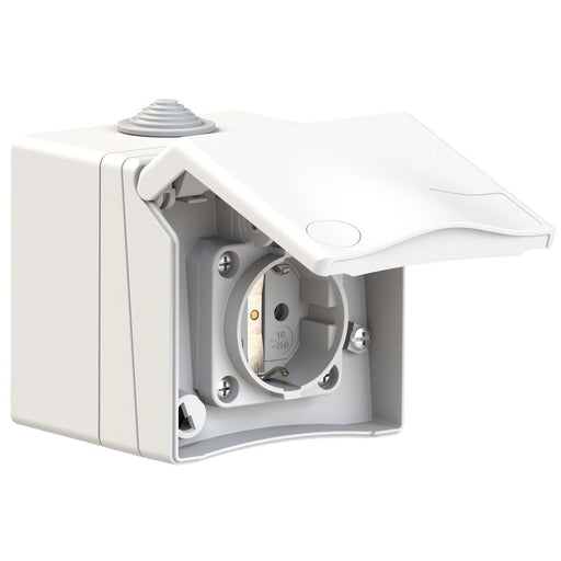 Bals Elektrotech - Schutzkontakt-Anbausteckdose Schutzkontakt-Wandsteckdos 72010 16A 2p+E IP44 de