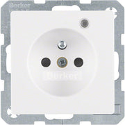 Berker - Steckdose pws samt 6765096089 Kontroll-LED