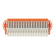 WAGO - Kabelsteckverbinder für Leiterplattensteckverbinder 1-Leiter-Federleiste,Hebel 2734-1116/038-000 PushinCAGECLAMP,lgr − 25 Stück
