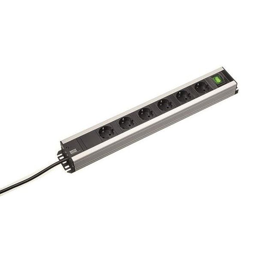 Bachmann - Mehrfachsteckdose Handwerkerleiste 6fach 300.008 1xSchalter,re 2m Zul