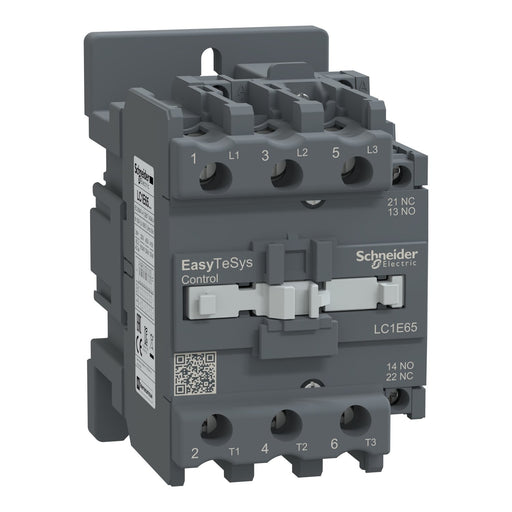 Schneider Electric - Leistungsschütz zum Schalten von Wechselstrom Leistungsschütz Easy TeSys LC1E65Q5 3P 65A 380VAC 50Hz