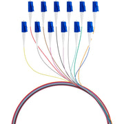 EFB-Elektronik - LWL-Pigtail LC-Faserpigtail 9/125 O0481.2 (VE12Satz) 2m, farbig