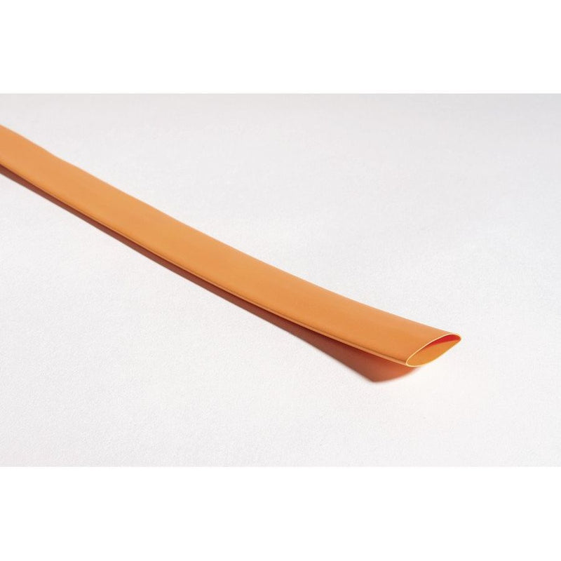 HellermannTyton - Schrumpfschlauch TF21-1/2-POX-OG − 50 Meter