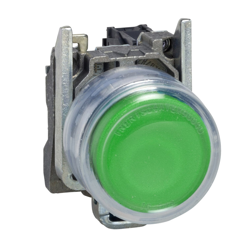 Schneider Electric - Drucktaster, Komplettgerät Drucktaster XB4BP31 1S,m.Schutzkapp.gn