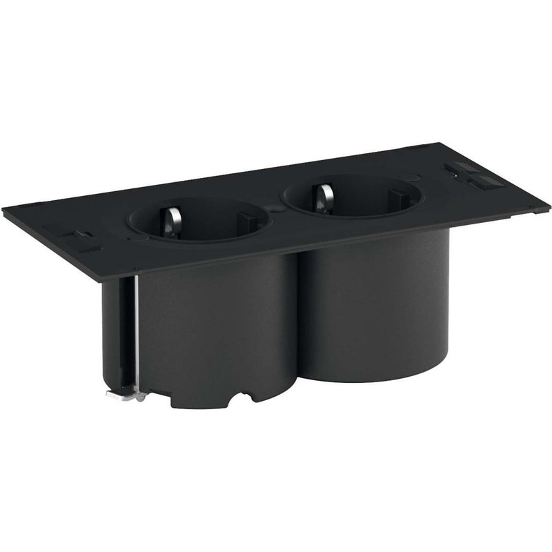 Bachmann - Multi-Tischsteckdose DUE Steckdosenleiste 929.302 2xSchutzk.,Deckelwe