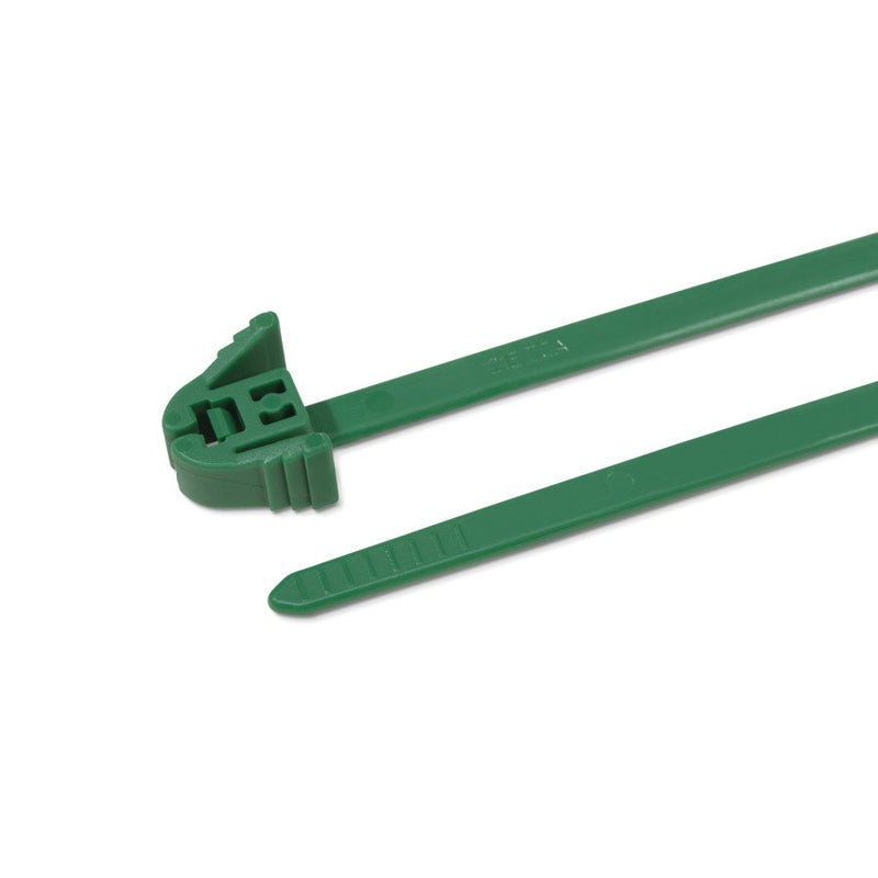 HellermannTyton - Kabelbinder REZ200-PA66-GN (100) 200x4,7mm grün − 100 Stück