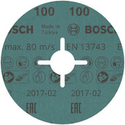 Bosch - Trenn-/Schleifscheibe PRO R780 Fiberscheibe, 2608621608 115 mm, G100