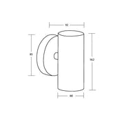 Brumberg Leuchten - Decken-/Wandleuchte LED-Wandstrahler 65353100 dunkelgrau