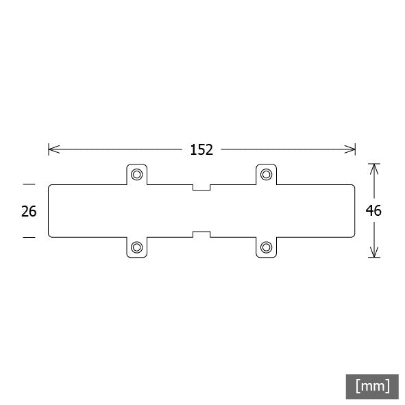 LTS Licht&Leuchten - Mechanisches Zubehör/Ersatzteile für Leuchten Reihenmontage-Set MILA-Z 090.102