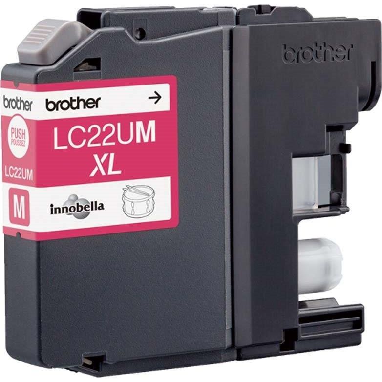 Brother - Verbrauchsmaterial für Telefax/Drucker/MFC Tintenpatrone LC-22UM magenta