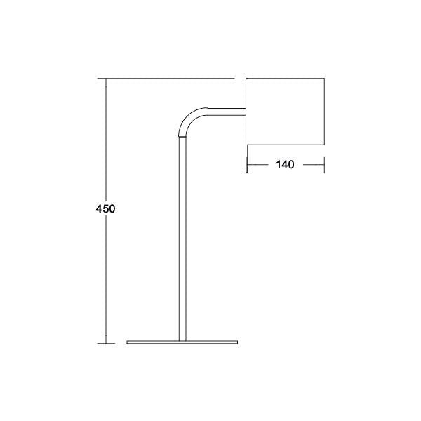 Brumberg Leuchten - Tischleuchte 58146080 1xG9 max. 48W