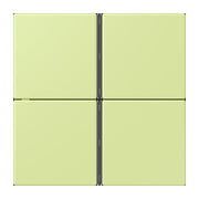 Jung - Abdeckung/Bedienelement für Installationsschalterprogramme Tastensatz 4fach LC 404 TSA 222 vert jaune clair