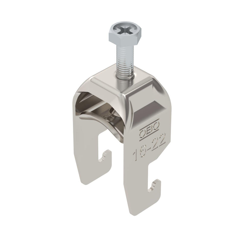 OBO Bettermann - Bügelschelle BS-U1-M-22 A4 16-22mm − 25 Stück