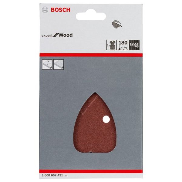 Bosch - Schleifpapier/Schleifvlies Schleifblatt C430, 100 x 2608607431 170 mm 180 4 Löcher