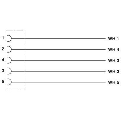 Phoenix Contact - Konfektioniertes Sensor-Aktor-Kabel Sensor-/Aktor-Kabel SAC-5P- 2,0-#1407334