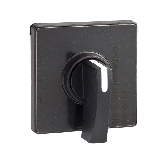 Schneider Electric - Frontelement für Wahlschalter Betätigungselement 60x60mm KAD1H schwarz, Knebel, sch