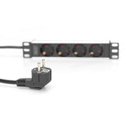DIGITUS - Power distribution unit (PDU) Steckdosenleiste DN-95418 Aluminium, 254 mm