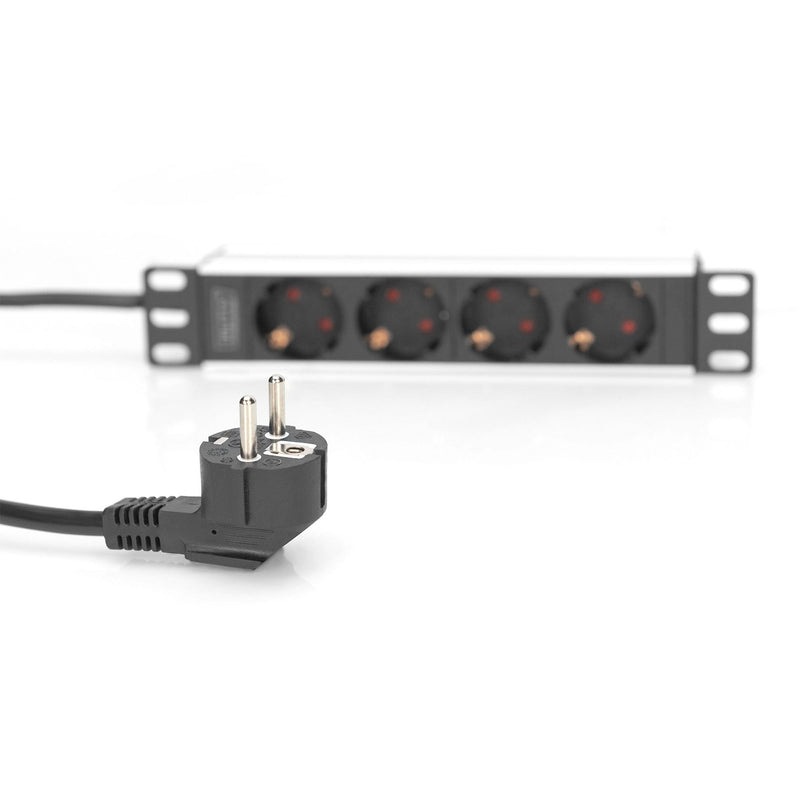DIGITUS - Power distribution unit (PDU) Steckdosenleiste DN-95418 Aluminium, 254 mm