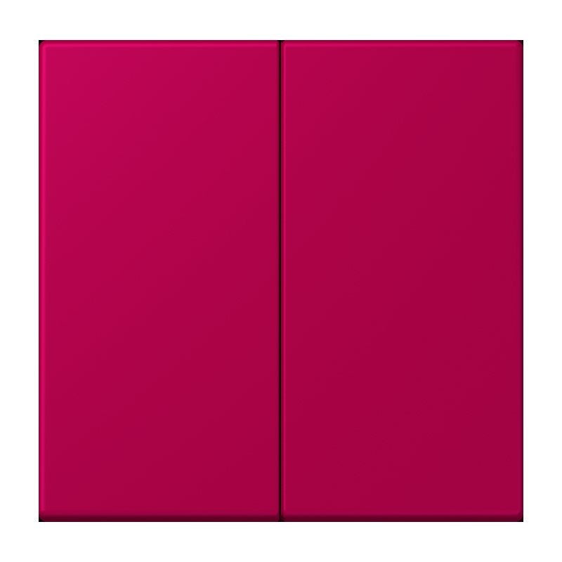 Jung - Abdeckung/Bedienelement für Installationsschalterprogramme Wippe 2fach LC 995 230 rouge rubia (32101)